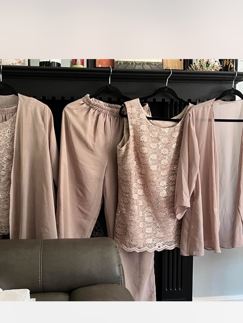 Women’s Champagne Chiffon wedding sets
